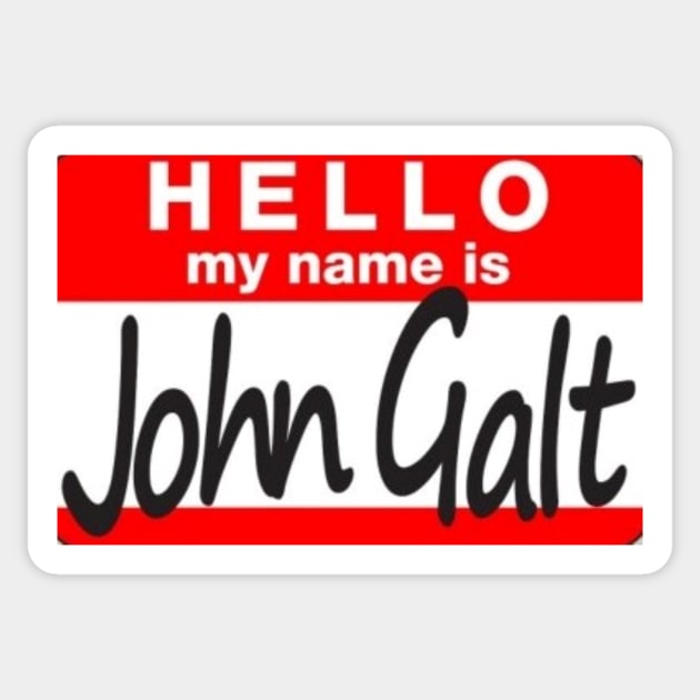 I am John Galt Sticker by A&A Designs